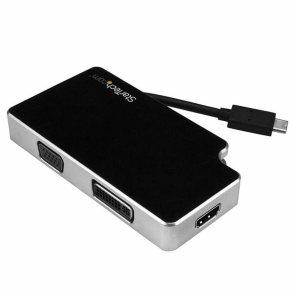 USB C til VGA/HDMI/DVI-adapter Startech CDPVGDVHDB           Slv
