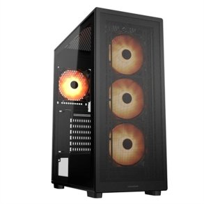 ATX Semi-t�rn kasse Cougar Caja Miditorre MX220 Rgb Sort