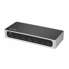USB Hub Startech HB30C5A2CSC Sort Slvfarvet Sort/Gr