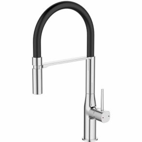 Kitchen Tap Rousseau ILO Sort Gr Slvfarvet