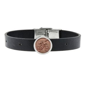 Armbnd til mnd Talent Jewels TJA-1-01-02-4-1 Sort