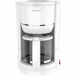 Kaffekande med stempel Terraillon 15353 DIAMANT Hvid 1,25 L