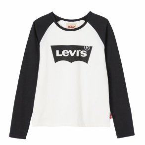 Kortrmet T-shirt til Mnd Levi's NM10627 Hvid