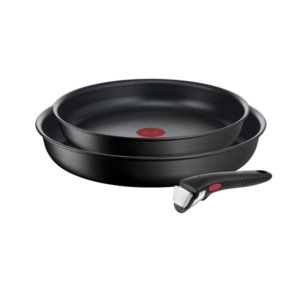 Stegepande Tefal INGENIO 3PIEZAS Sort Aluminium 2 enheder