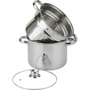 Dampapparat med gryde Baumalu  20 cm Metal Rustfrit stl 5 L