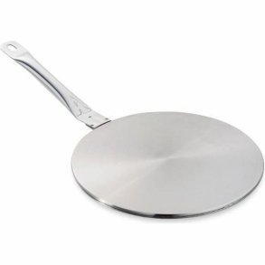 Stegepande til crepes Baumalu   Slvfarvet Metal Rustfrit stl  20 cm