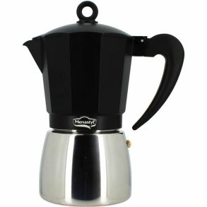 Italiensk Kaffekande Menastyl Aluminium 9 Kopper 6 Kopper