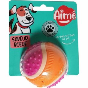Plush legetj til hunde Aim Pink Plastik