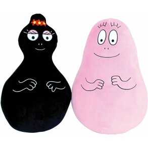 St med puder Jemini Barbapapa & Barbamama Sort Pink 40 cm plys 2 Dele
