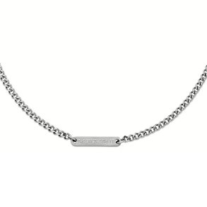 Halsk�de til m�nd Emporio Armani EGS3188040 S�lvfarvet