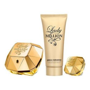 Parfume st til kvinder Paco Rabanne Lady Million EDP 3 Dele