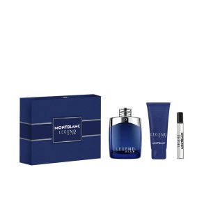 Parfume s�t til m�nd Montblanc LEGEND BLUE 3 Dele