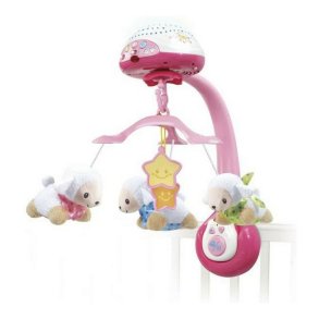 Baby legetj Vtech Baby Sheep Count Pink Plastik Vugge til baby