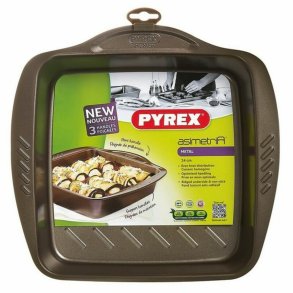 Ovn Fad Pyrex Brun Metal
