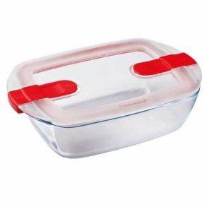 Mad Bevarelse Container Pyrex Hvid Gennemsigtig 1,1 L