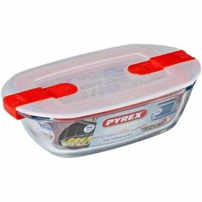 Mad Bevarelse Container Pyrex Hvid Gennemsigtig 400 ml