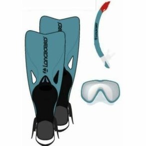 Dykkerbriller med Snorkle og Finner Longboard 42-45