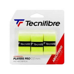 Tennis overgreb Tecnifibre Players Pro Neon Gul 3 enheder