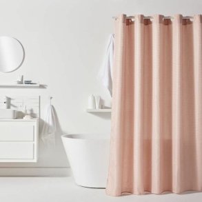 Brusebadsforhng TODAY Pink Rose Polyester 180 x 200 cm (12 enheder)