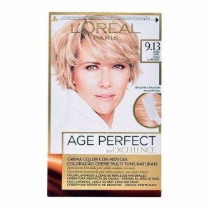 Permanent Anti-Age Farve Excellence Age Perfect L'Oreal Make Up Excellence Age Perfect N 9.0-rubio muy claro N 8.0-rubio claro