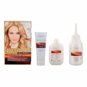 Permanent Anti-Age Farve Excellence Age Perfect L'Oreal Make Up Excellence Age Perfect Gylden Blond N 8.0-rubio claro (1 enhede