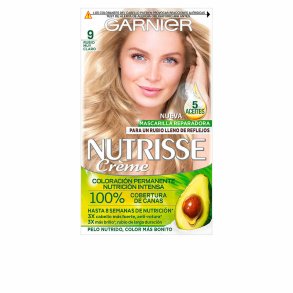 Permanent hrfarve - creme Garnier Nutrisse N 9.0-rubio muy claro (3 enheder)