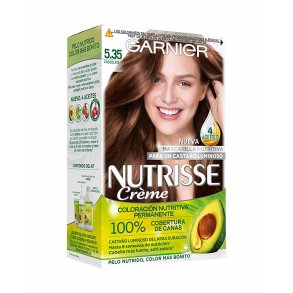 Permanent hrfarve - creme Garnier Nutrisse Creme 5.35/58 - Sequoia