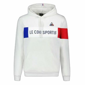 H�ttetr�je til M�nd Le coq sportif TRI HOODY NEW OPTICAL 2310015  Hvid