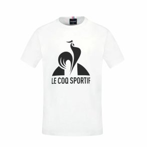 Brne Kortrmet T-shirt Le coq sportif Ess N1 Enfant New Hvid
