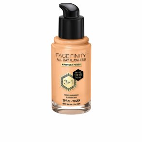 Cremet Make Up Foundation Max Factor Face Finity All Day Flawless 3-i-1 Spf 20 N W76 Warm golden 30 ml