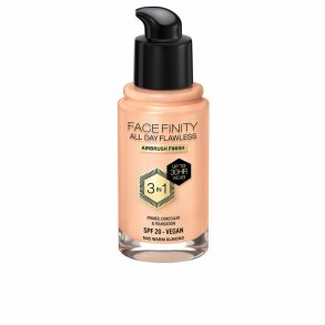 Cremet Make Up Foundation Max Factor Face Finity All Day Flawless 3-i-1 Spf 20 N N45 Warm almond 30 ml