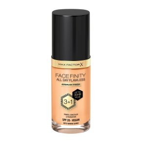 Cremet Make Up Foundation Max Factor Facefinity 3-i-1 Spf 20 N 70 Warm Sand 30 ml