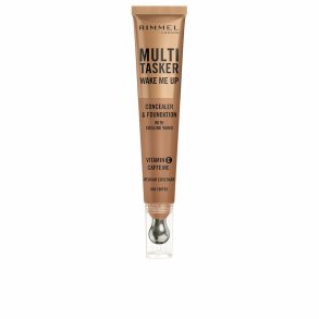 Dkcreme til Ansigtet Rimmel London Multi-Tasker Wake Me Up Karamel 20 ml