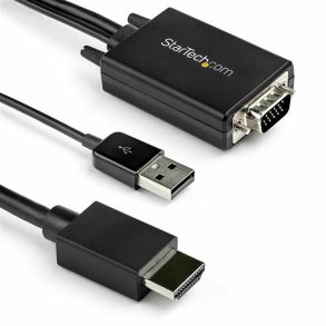 HDMI til VGA Startech VGA2HDMM2M           (2 m) Sort