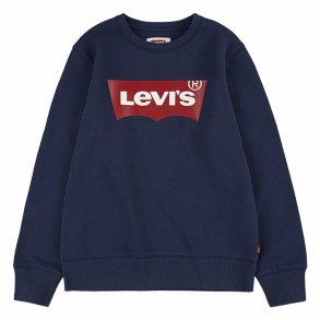 Sweatshirt til B�rn Levi's Batwing Hvid M�rkebl�