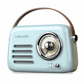 Transistorradio Ledwood ALMA BLUE Bl 30 W