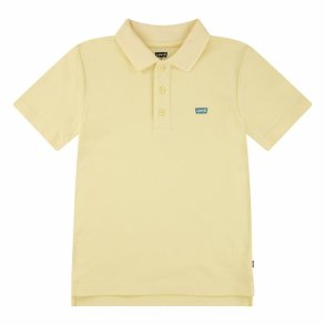 Kortrmet Polotrje til Brn Levi's Lvb Back Neck Tape Gul