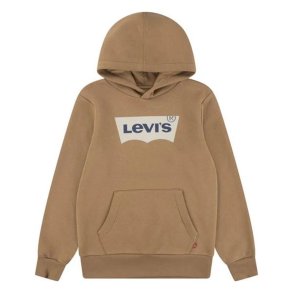 H�ttetr�je til B�rn Levi's Lvb Batwing Screenprint Hoodie Brun