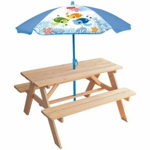 Picnic bord Fun House Brun Sennik (125 x � 100 cm)