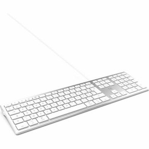 Tastatur Mobility Lab Hvid S�lvfarvet Mac OS AZERTY