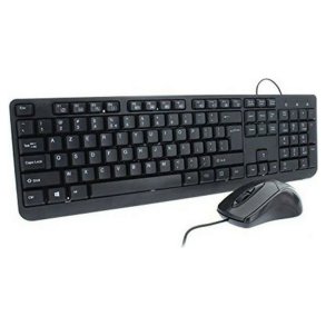 Tastatur og mus Mobility Lab ML309415 AZERTY Sort
