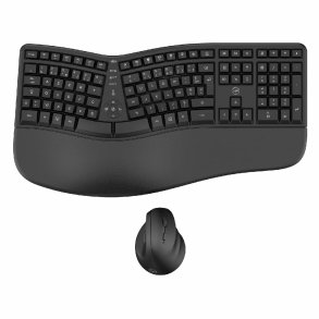 Tastatur og mus Mobility Lab Ergo C30W Sort