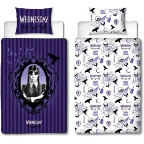 Dynebetr�k s�t Wednesday Multifarvet Seng 140 2 Dele