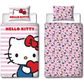 Dynebetr�k s�t Hello Kitty 25 x 5 x 30 cm Pink Seng 140 2 Dele