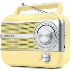 Radio Muse M056AG Gul AM/FM Retro