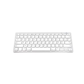 Bluetooth-tastatur Bluestork BS-KB-MICRO/BT/SP Hvid Slvfarvet Spansk qwerty