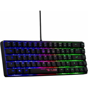Tastatur The G-Lab KEYZ HYDROGEN Hvid Spansk qwerty