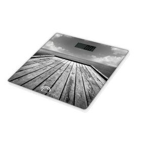 Digital badevgt Little Balance Pontoon Brun Multifarvet 180 kg 30 x 30 cm