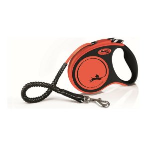 Hundebly Flexi XTREME 5 m Orange Strrelse S
