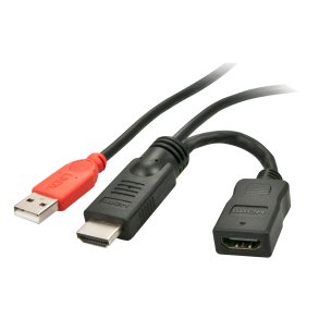 HDMI Adapter LINDY HDMI 1.4 M/F 5 m Sort